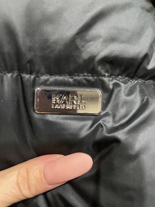 Płaszcz puchowy Karl Lagerfeld L puchówka