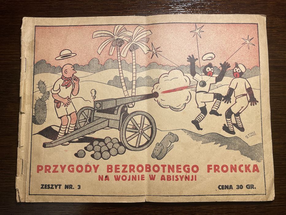 Komiks Unikat Przygody Bezrobotnego Froncka na Wojnie w Abisynji