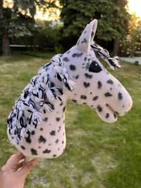 Hobby horse kon A3 izabelowaty bialy w kropki jak nowy