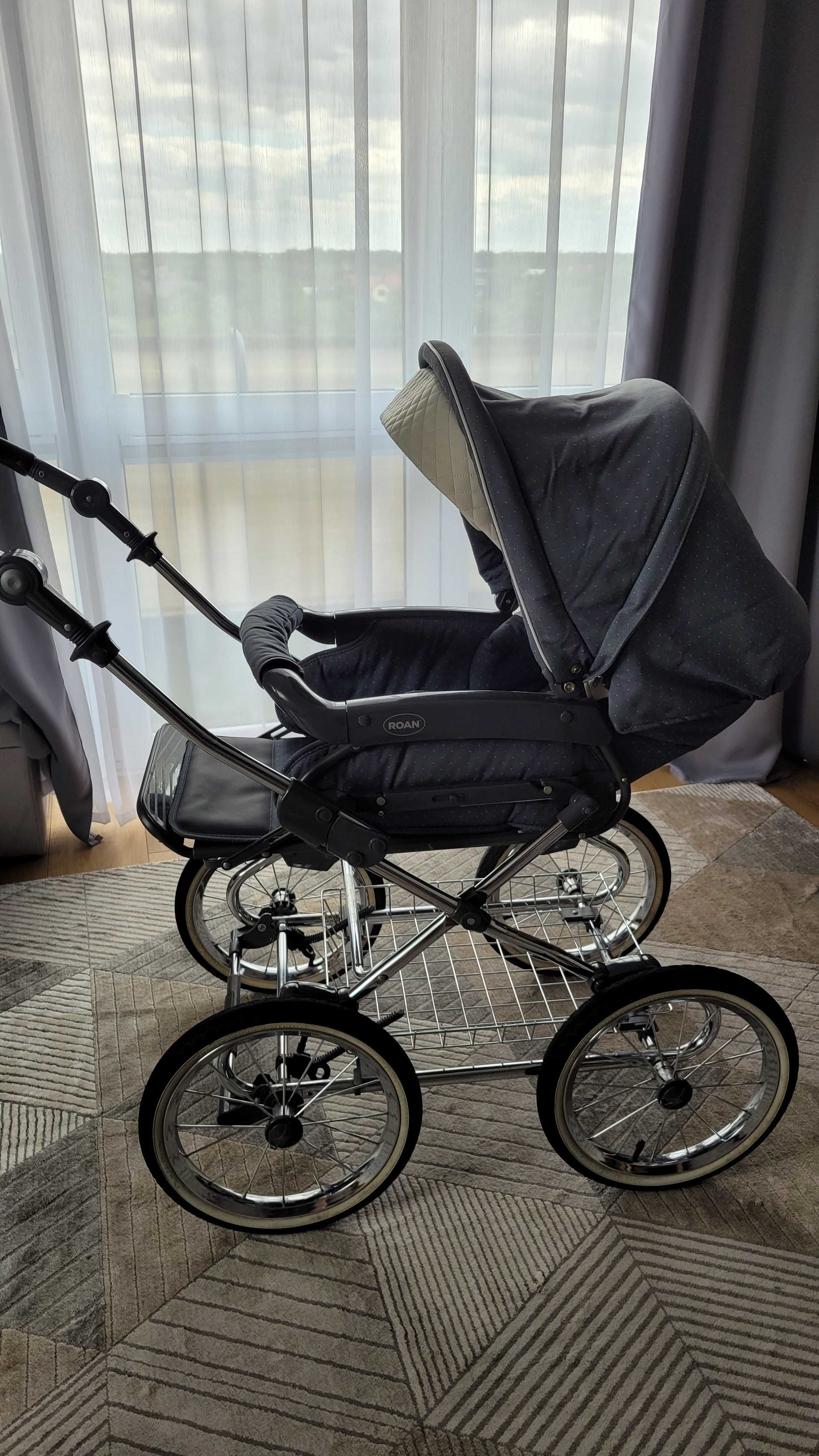 Wózek ROAN EMMA 2w1 z dostawką