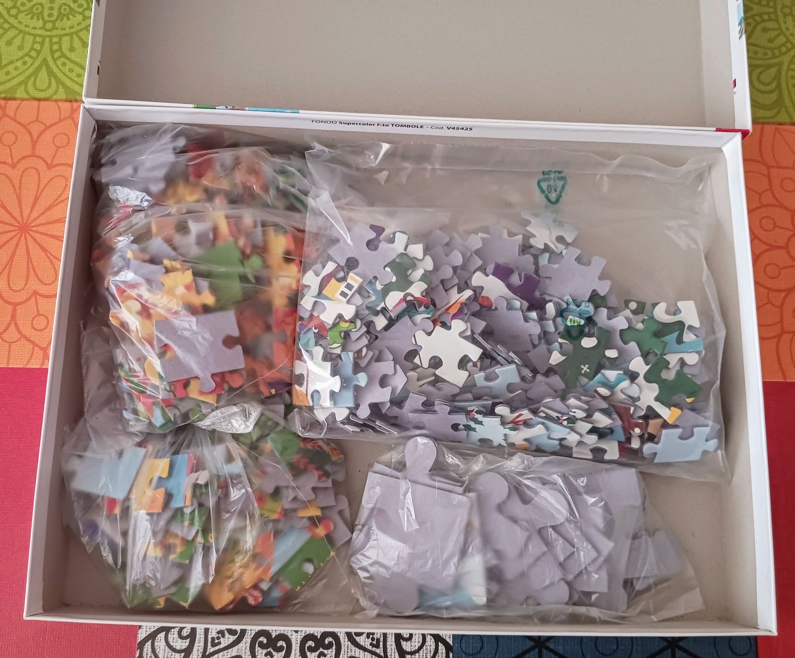 Conjunto de 4 puzzles progressivos