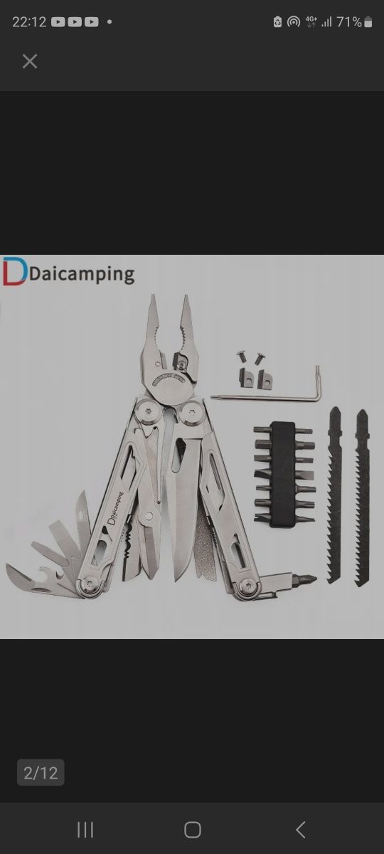Daicamping DL30 nowy multitool