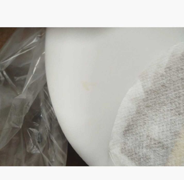 Fotel Ikea skruvsta biały mało widoczne plamki