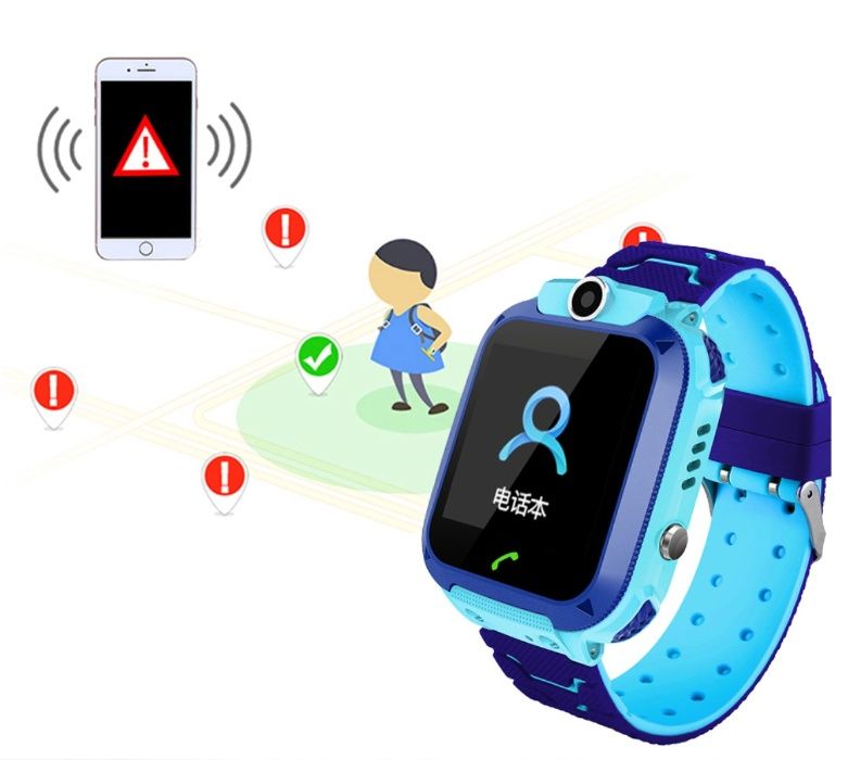 Smartwatch SOS dla dzieci Lokalizacja Chat Rozmowa SIM kamera NOWY PL