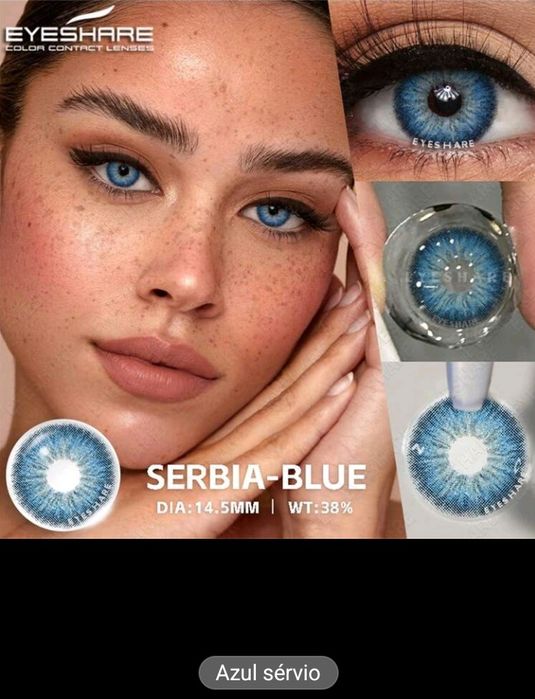 Lentes de Contacto Coloridas, Transforme o seu Olhar – Entrega Rápida
