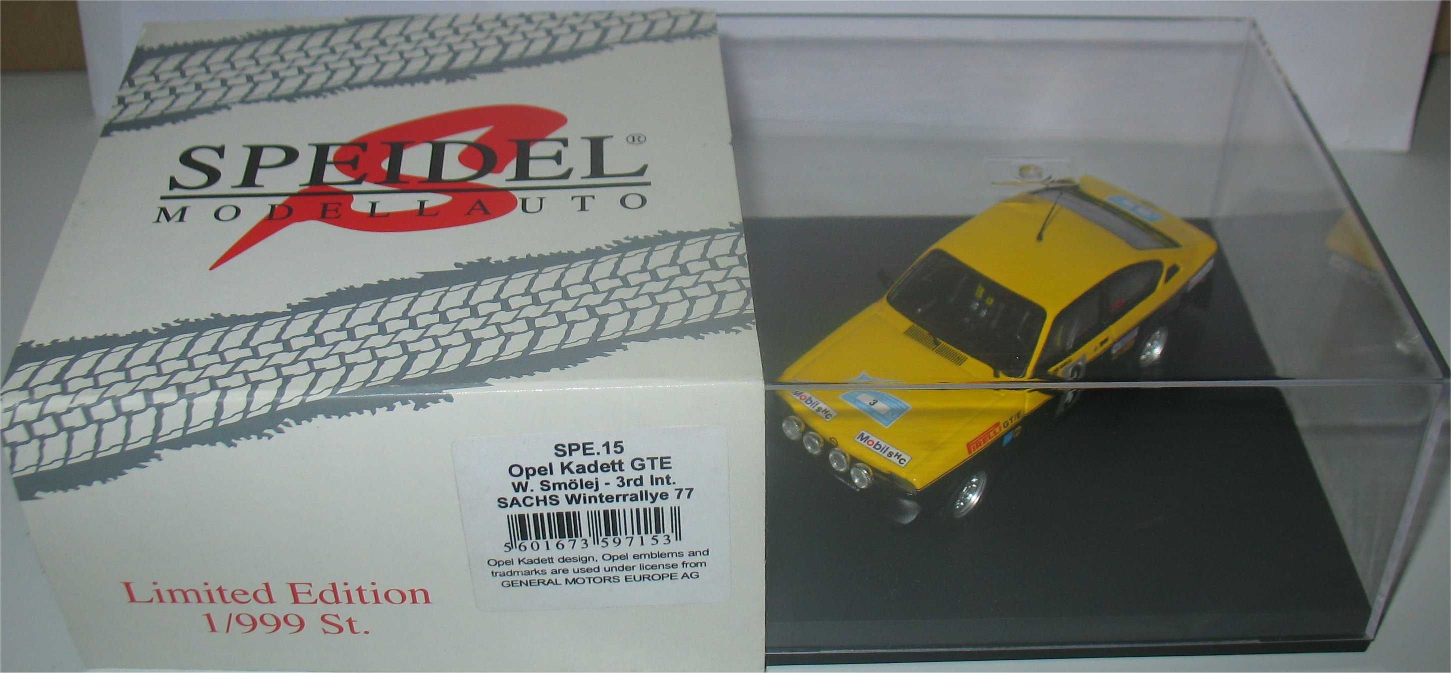 Opel Kaddet GT/E - 3º Sachs Winter Rally 1977 - Walter Smolej