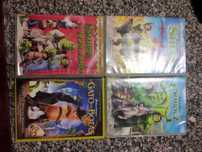 Filmes do Shrek em DVD + Gato das botas