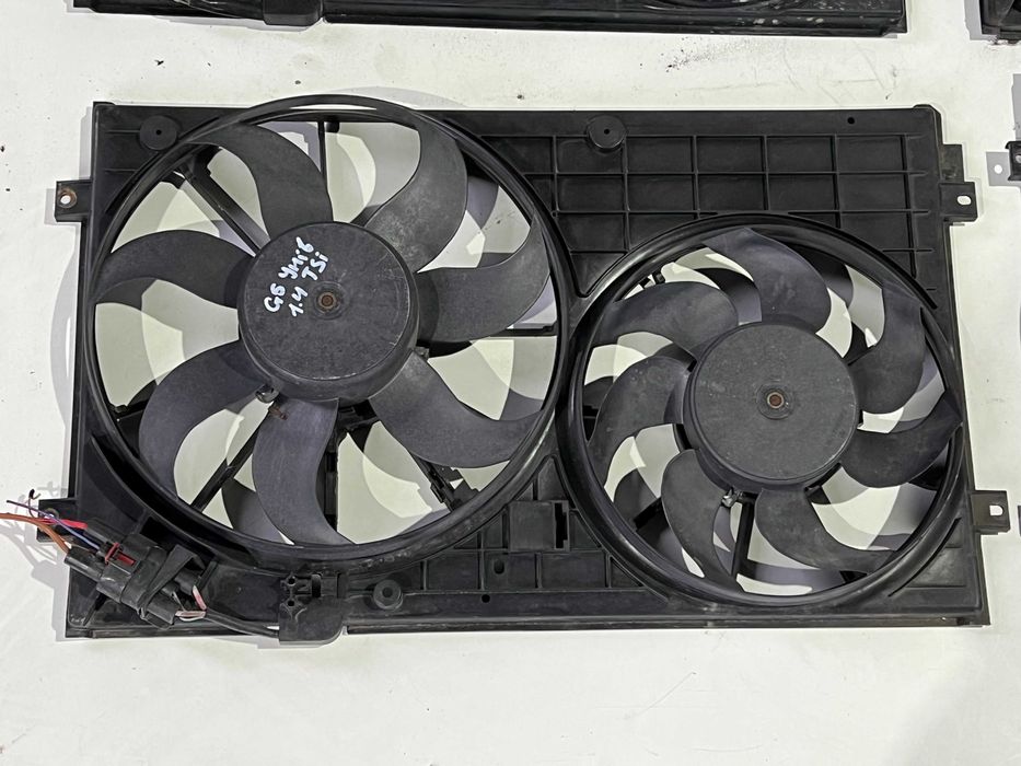 вентилятор пассат б6 б7 сс Golf 5 Touran вентилятор радиатора шкода а5