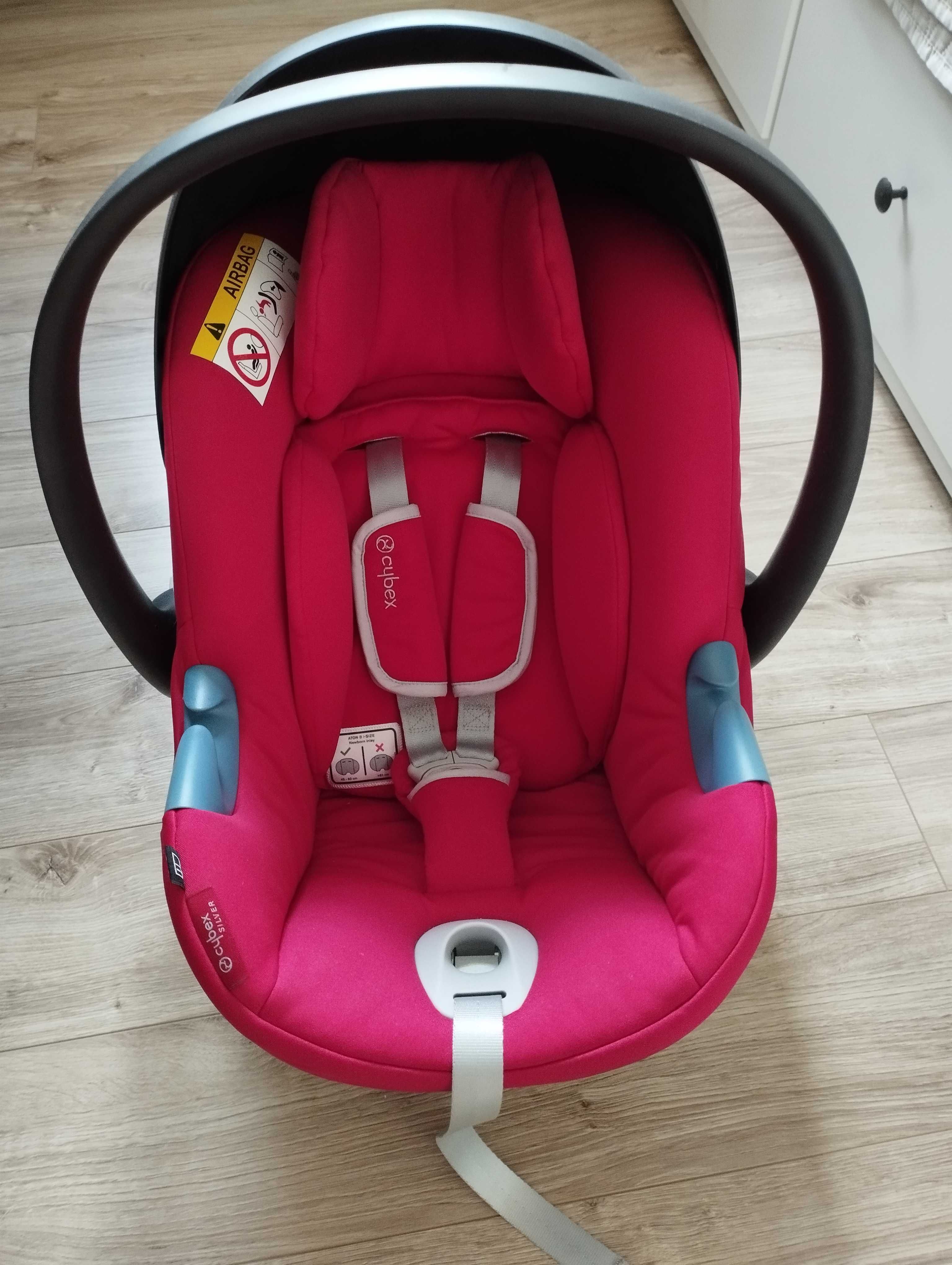 Fotellik Cybex Silver Aton B I-Size Dynamic Red