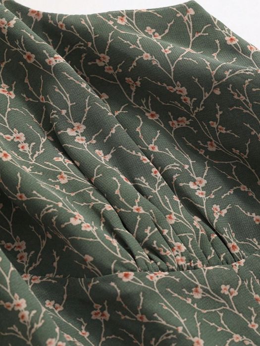 Sukienka Letnia W Kwiaty Boho Rozkloszowana Midi Casual Dazy 3Xl 46