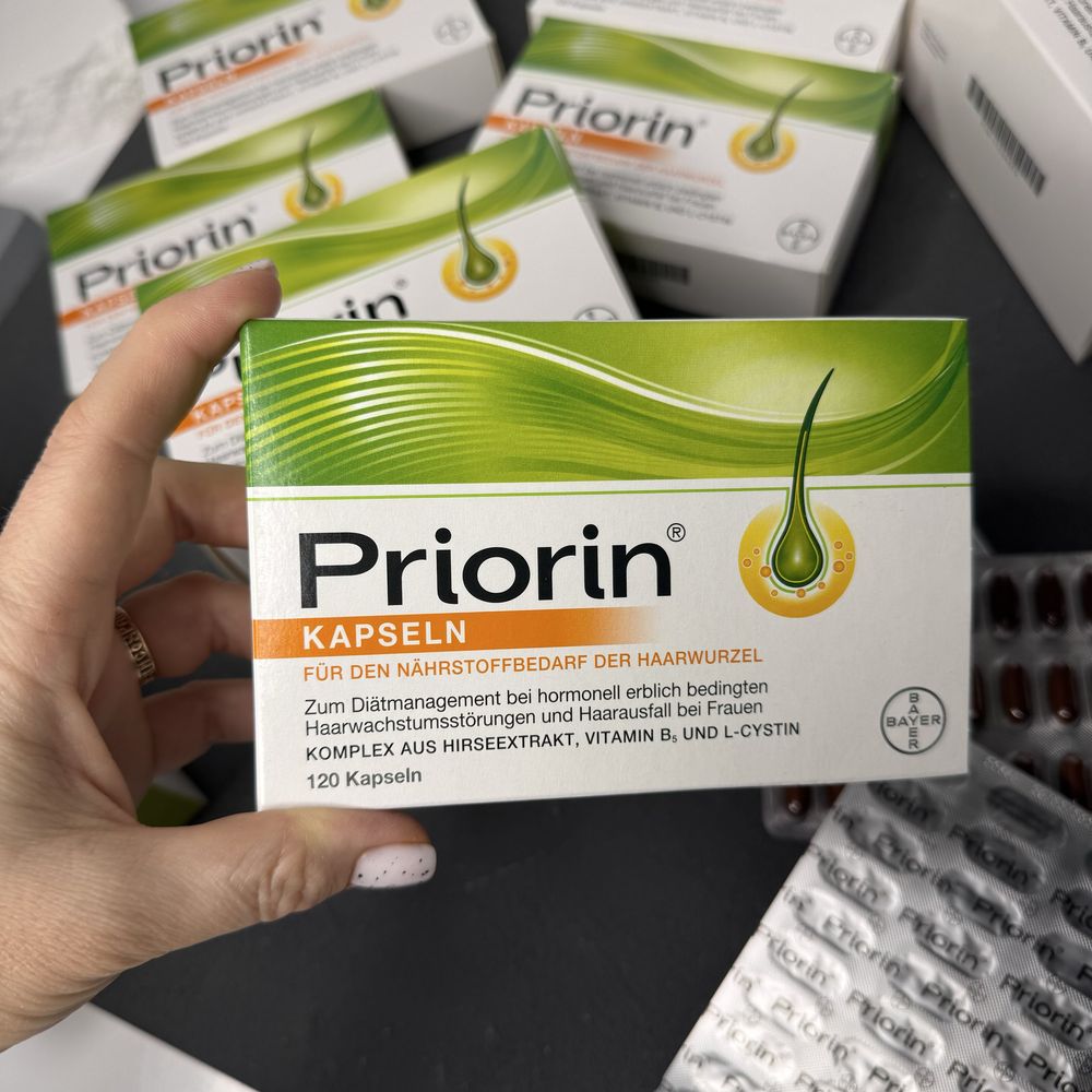 Priorin Пріорін капсули шампунь спрей маска Німеччина