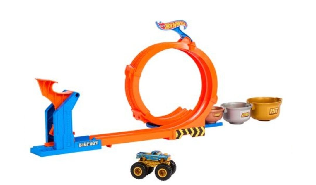 Ігровий набір Hot Wheels Monster Trucks Петлі та трюки (JBX64)