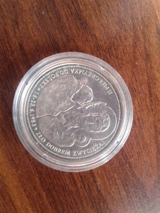 Moneta II Pielgrzymka Jan Pawel II