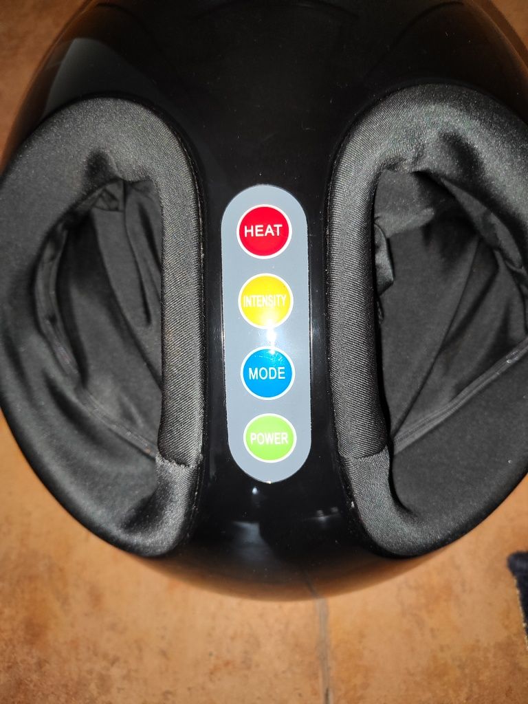 Massageador de pés com airbags de compressão de ar