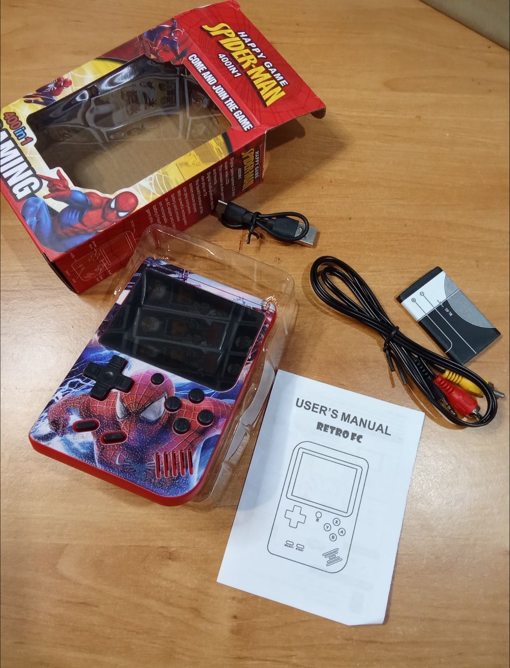 Spiderman Consola 400 in 1 retro games 8bits neuve En boite