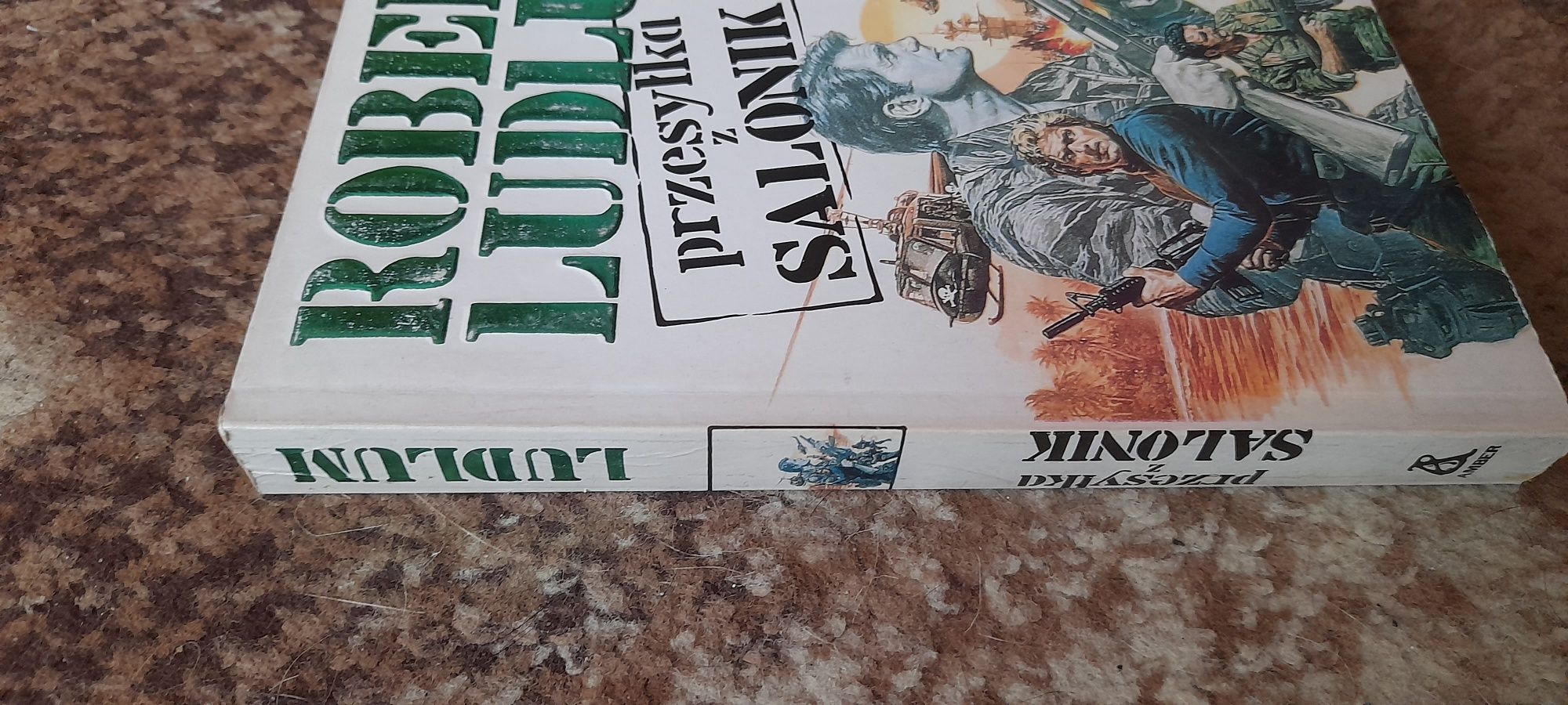 Przesyłka z Salonik - Robert Ludlum wyd I 1990