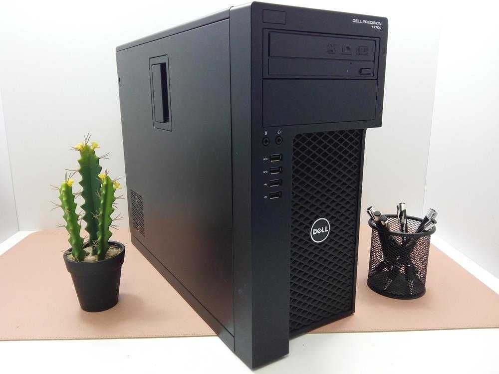 Komputer Do Gier DELL T1700 i5 16GB 240SSD 500HDD Radeon W11 GW FV