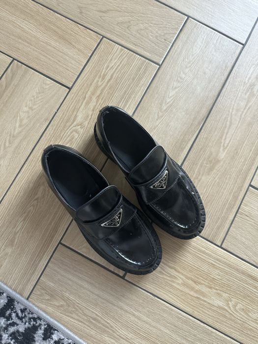 Prada Loafers 37 buty skóra skórzane