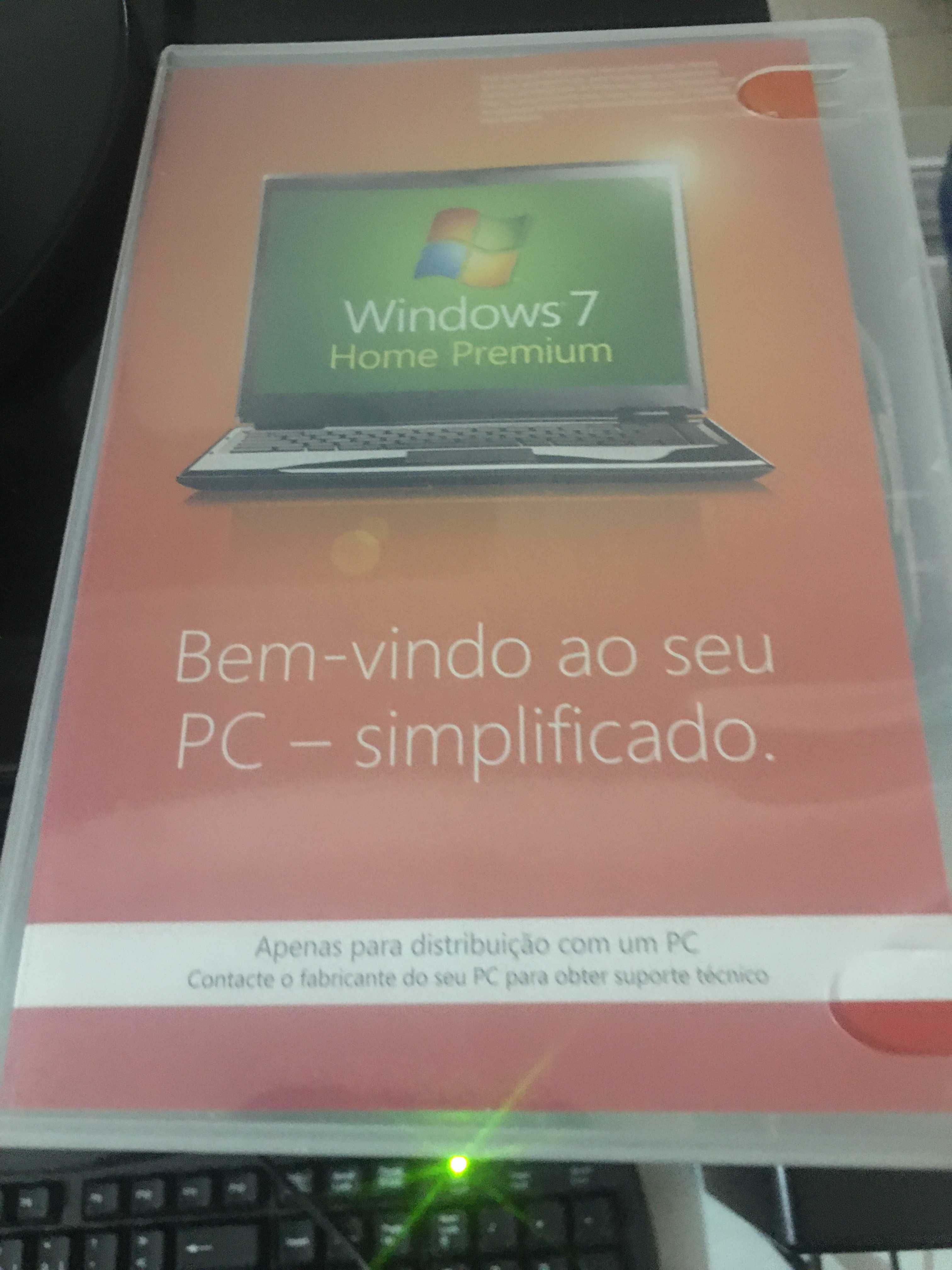 Computador windows 7 + Monitor hp 14" + Kit Teclado e rato