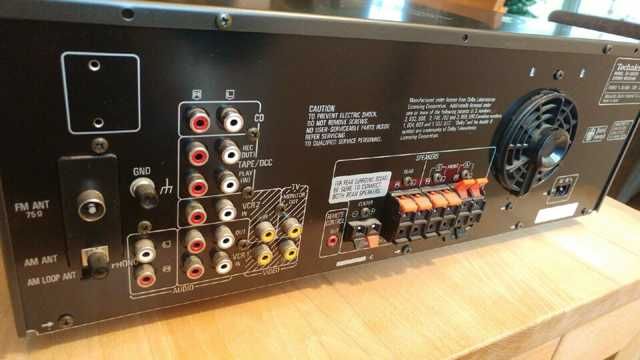 Technics Ampituner AV Control Stereo Receiver SA-GX550 ( pilot)