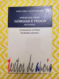 Análise Das Górgias E Fédon De Platão – 
Mário Ferro - Manuel Tavares