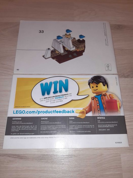 Puste pudełko Lego Classic po 11717 Bricks Bricks Plates + instrukcja