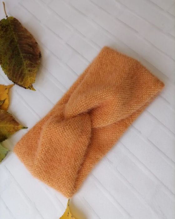 Пов‘язка ангора норка чалма на голову повязка