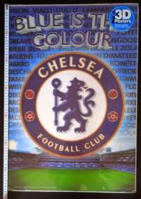 Duży plakat obraz trójwymiarowy 3D Chelsea Football Club Limited sport