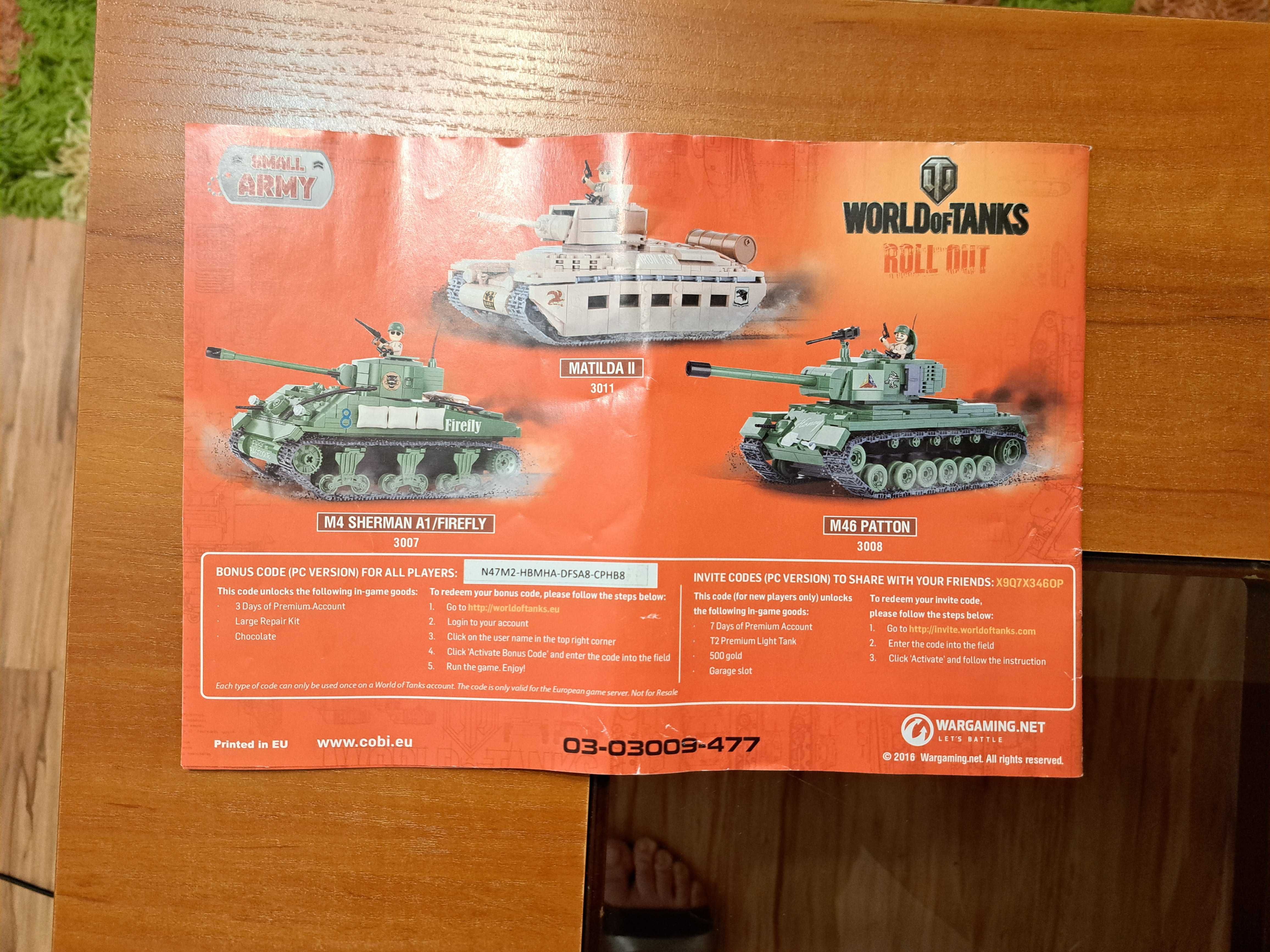 Cobi Small Army World of Tanks Leopard I 3009