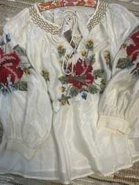 Блуза кофтинка вишиванка   жіноча м-л