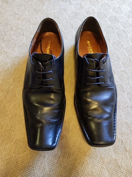 Skórzane buty męskie wizytowe rozm 43 Wojas  stan bardzo dobry