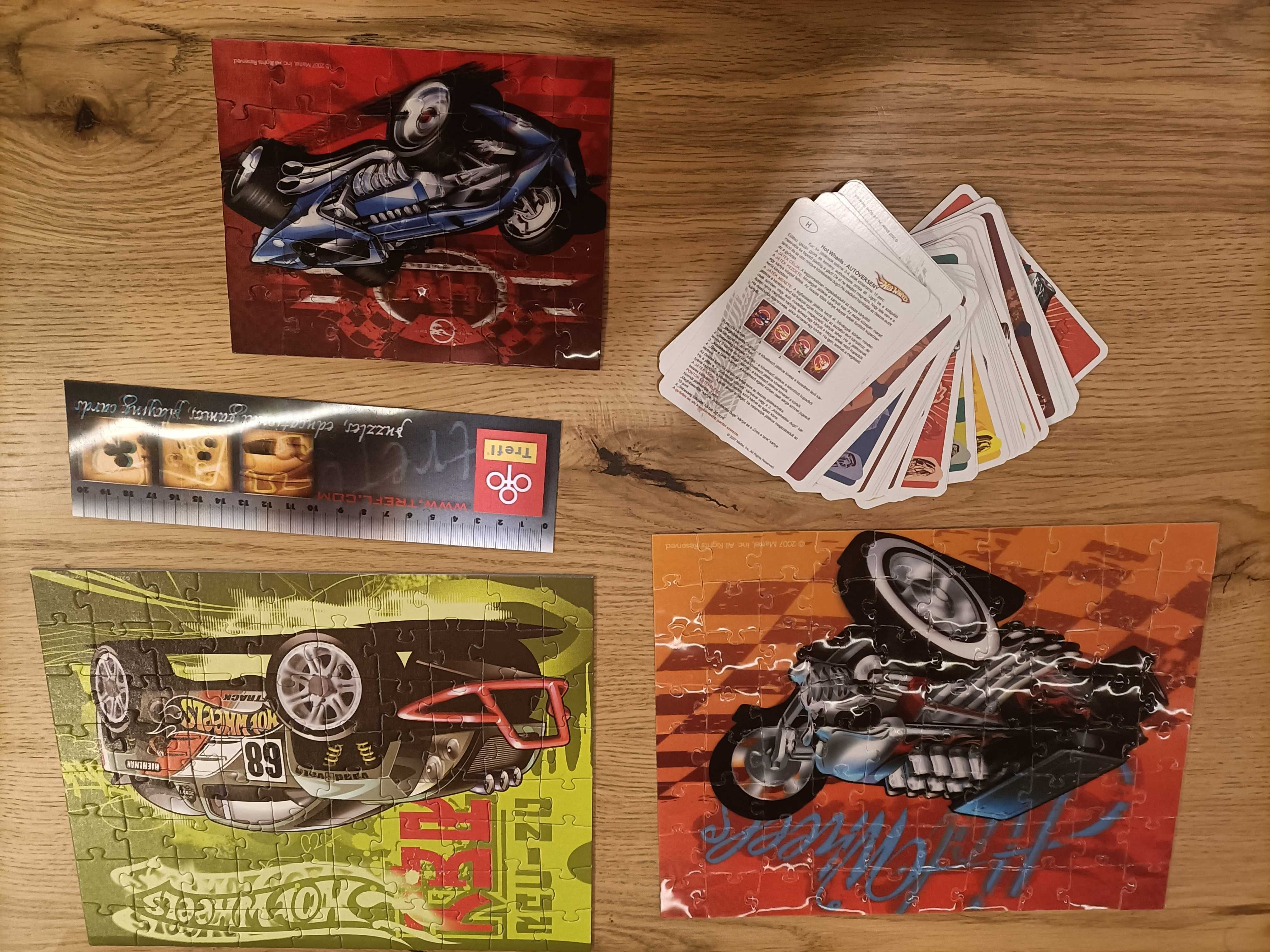 Puzzle Hot Wheels zestaw