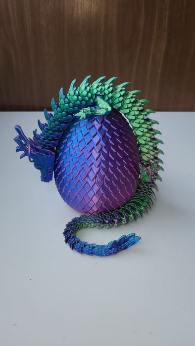 РОЗПРОДАЖ Дракон у яйці змія 3D рухливий подарунок 2025 антистрес хаме