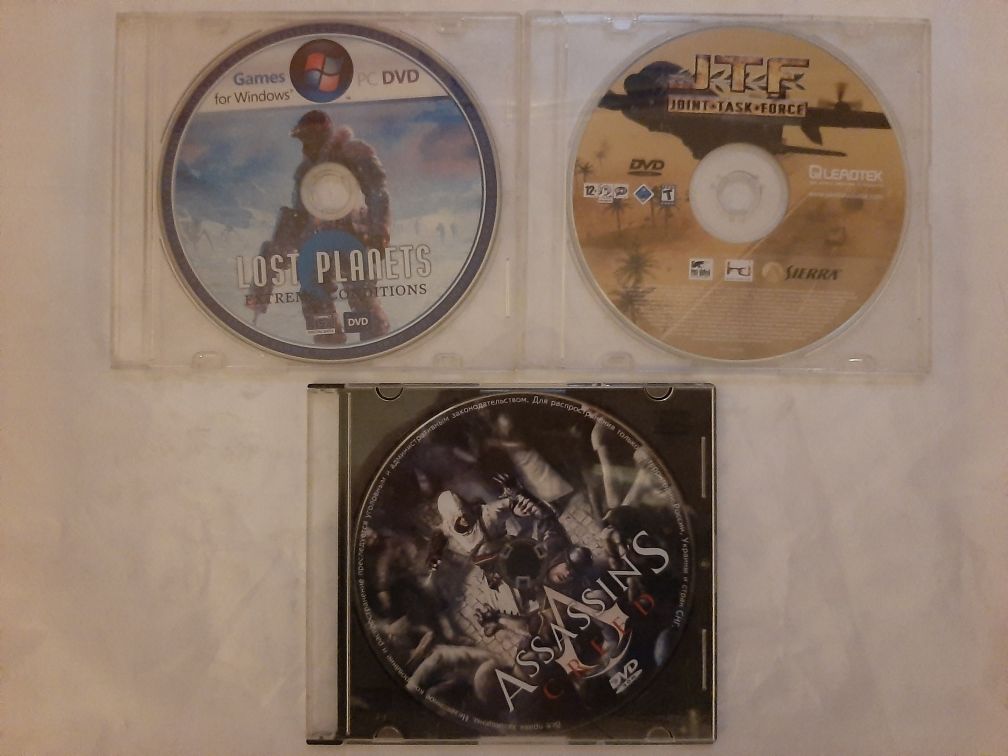 Раритетные компьютерные игры на CD и DVD