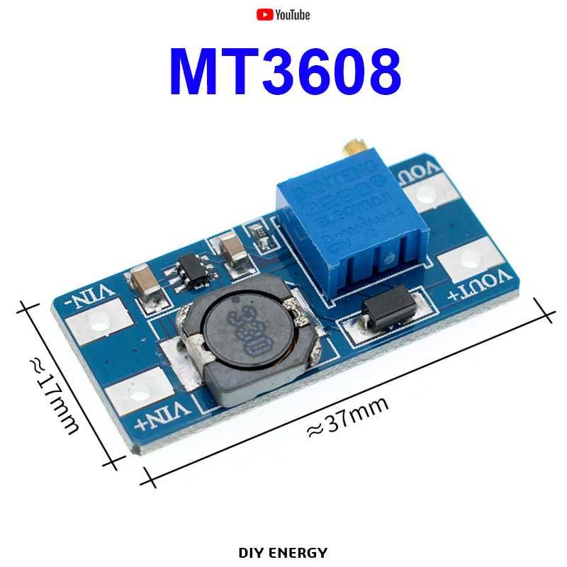 MT3608 2А DC-DC Step Up Повышающий преобразователь