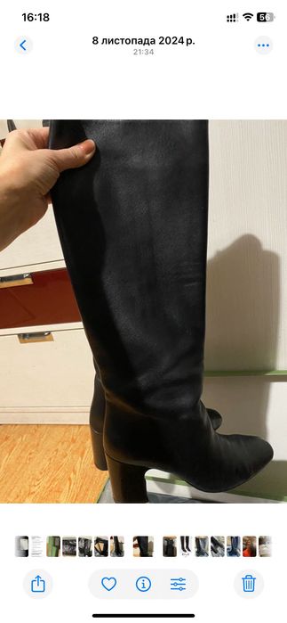 Продам сапоги, чоботи  італійські jubile