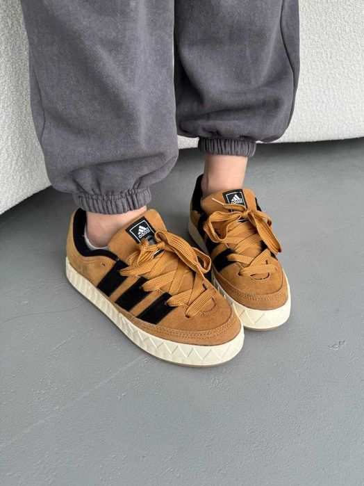 Кросівки Adidas Adimatic x Human Made Brown/Black premium
