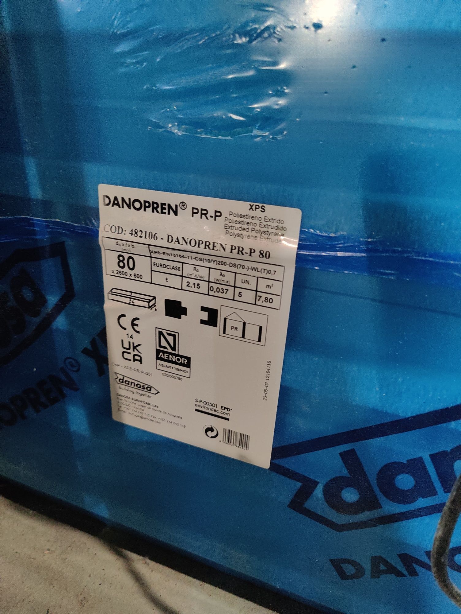 Placas Danopren XPS 80