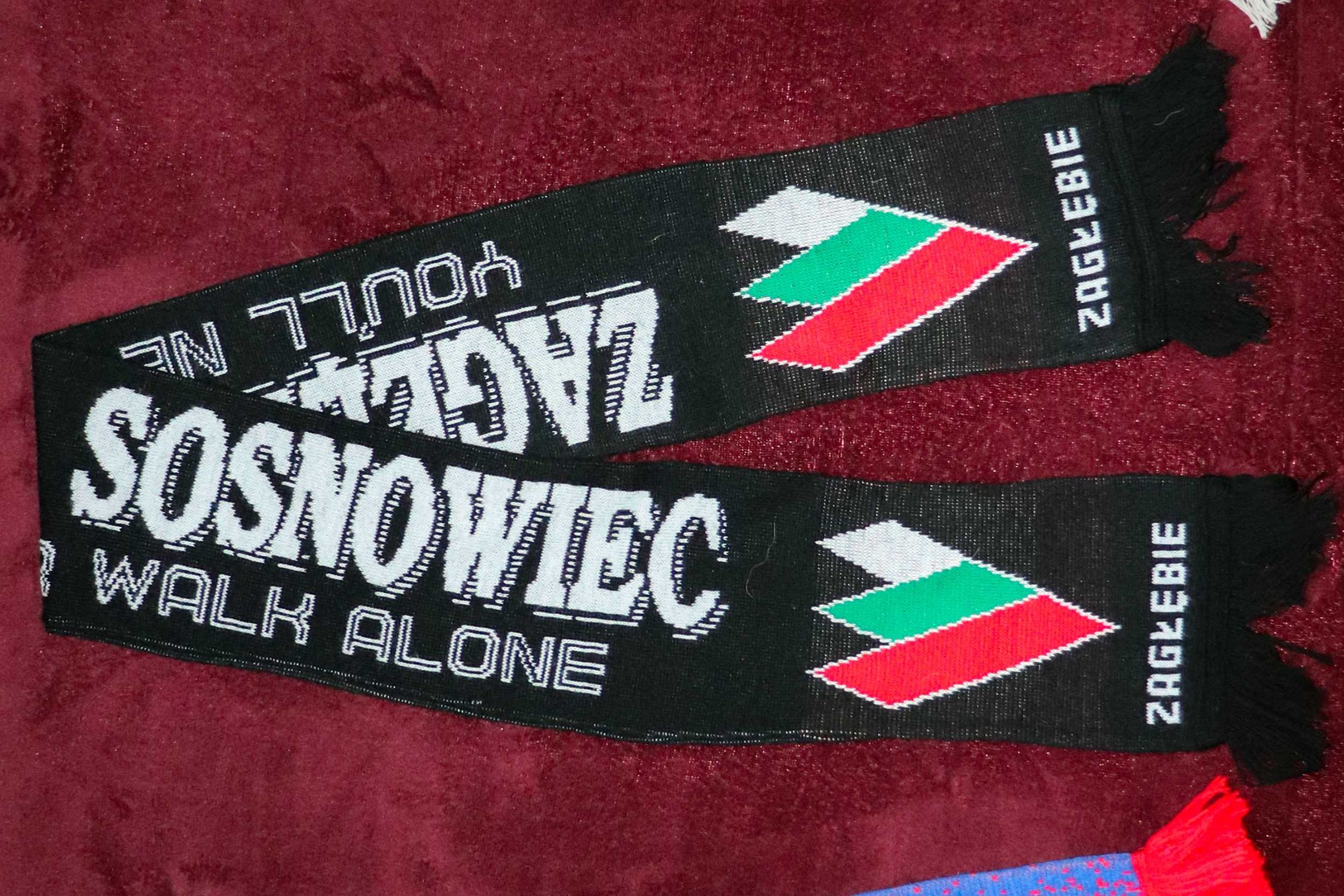 Szalik szal Zagłębie Sosnowiec - You Will Never Walk Alone