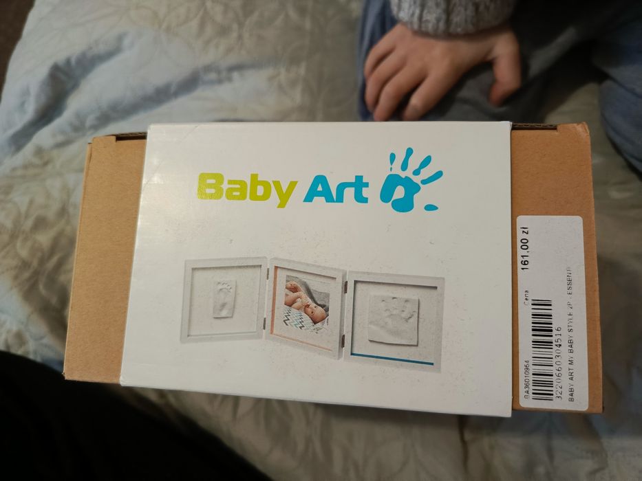 Baby art odcisk rączki i stópki