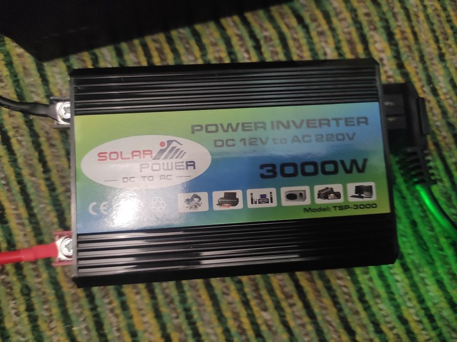 Інвертор 12/220 3000w Новий Дешево