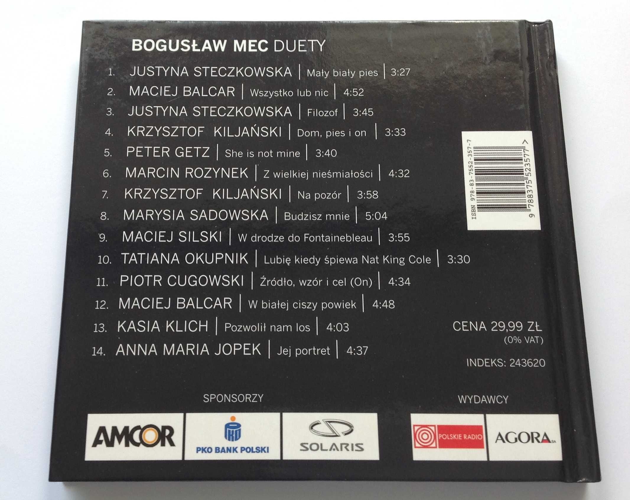 Bogusław Mec "Duety" CD