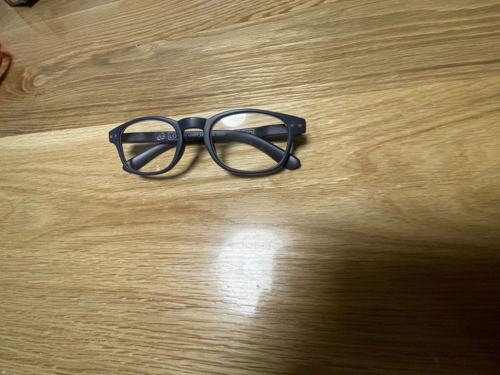 Okulary 1,5 plus granatowe, nowe