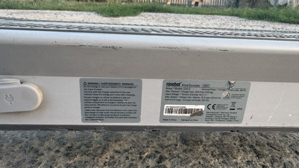 Продам Электро самокат ninebot g30 max