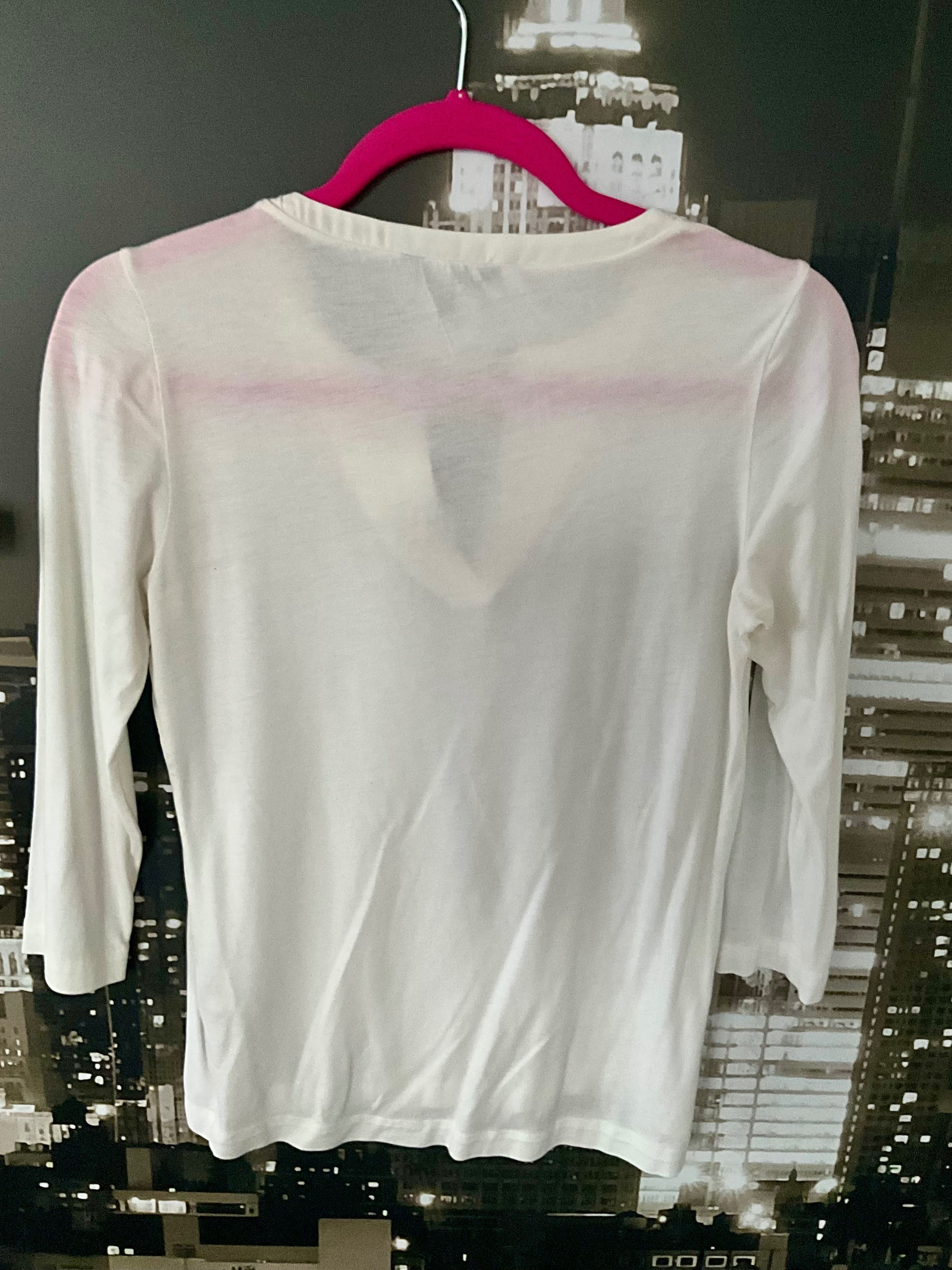 Koszula damska biała bawełna MASSIMO DUTTI XS 34
