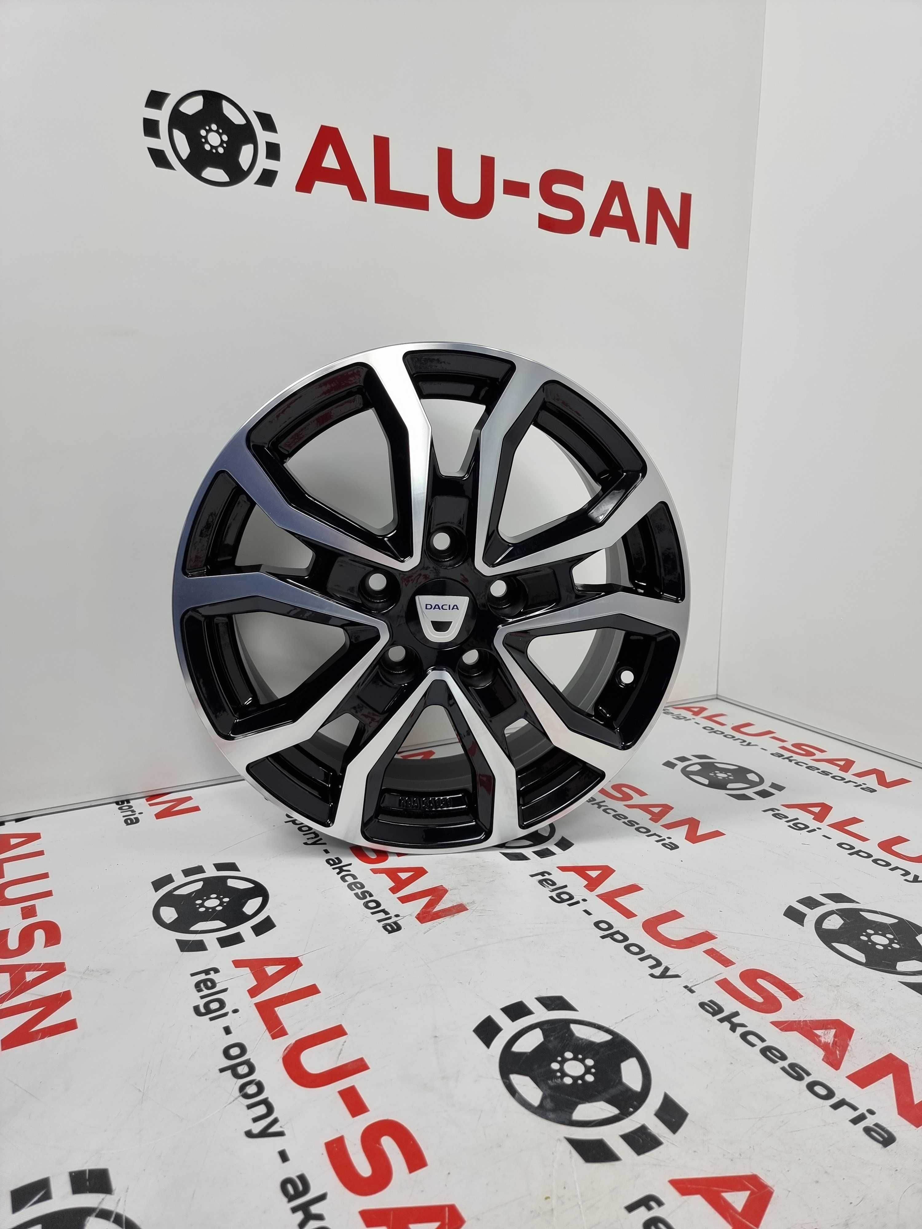 NOWE alufelgi DACIA 16" 5x114,3 Duster - Czarne