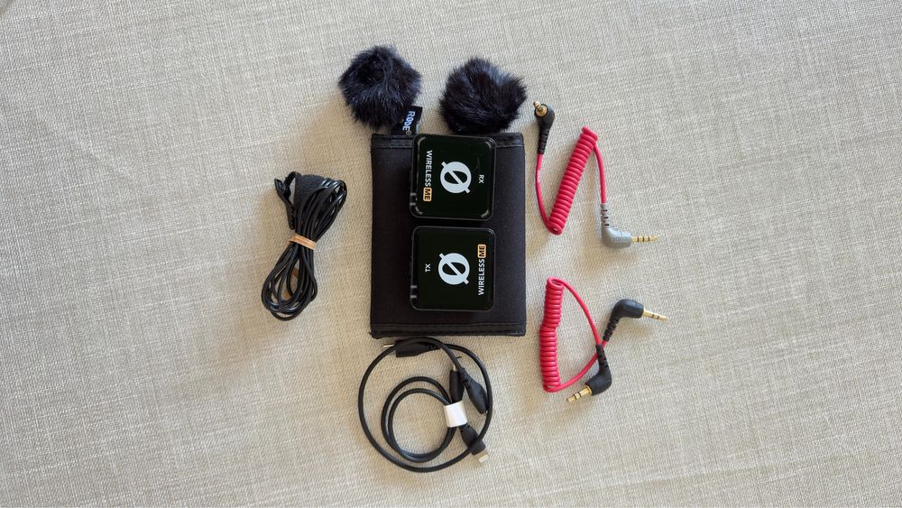 Microfone Rode - KIT completo sem fio.