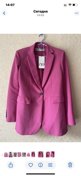 Zara пиджак оверсайз, жакет, блейзер