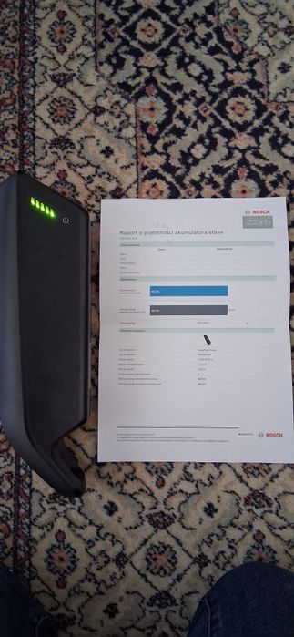 6 cykli 100% poj. Bateria Bosch powerpack 500