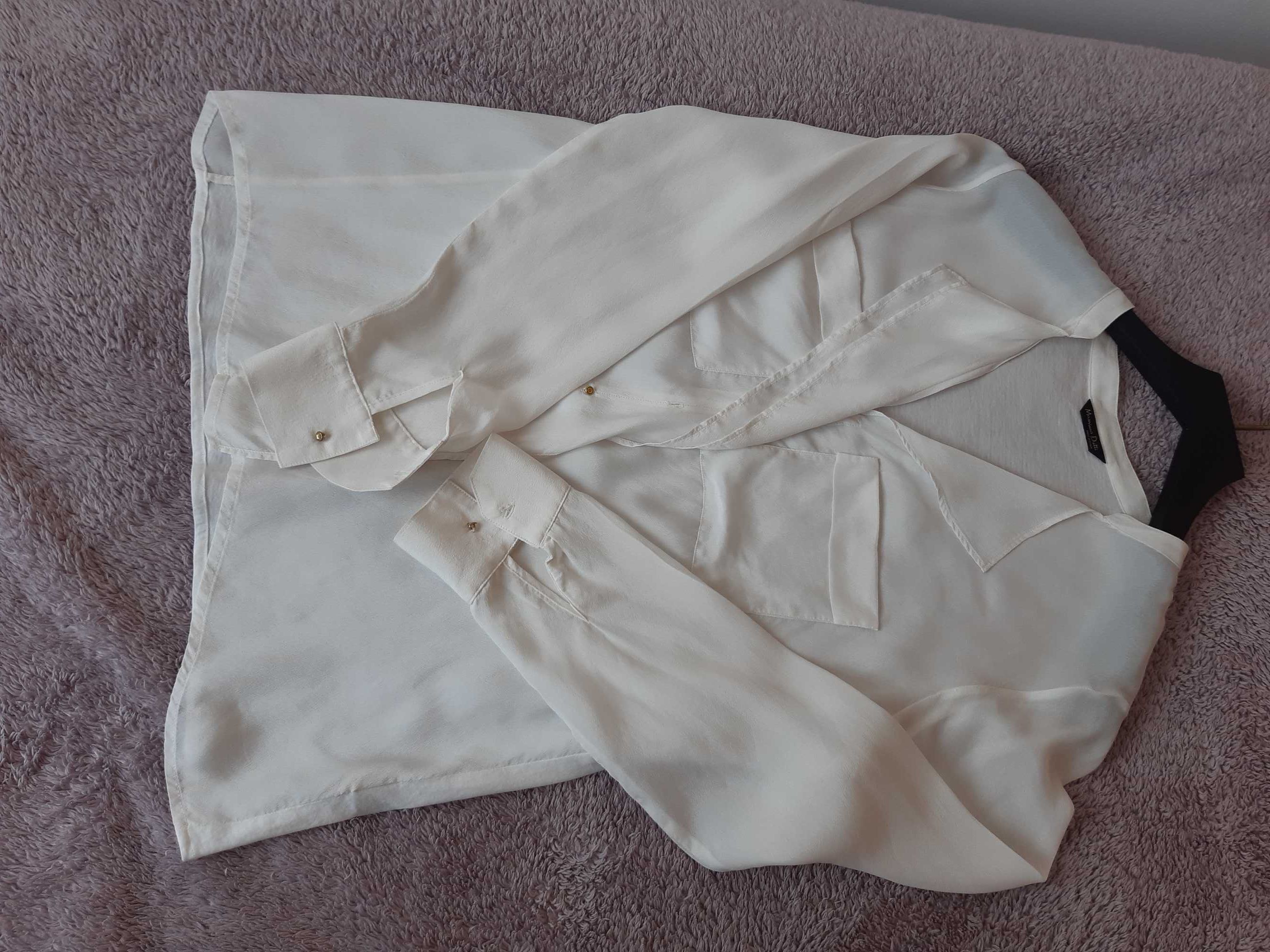 Kremowa bluzka Massimo Dutti
